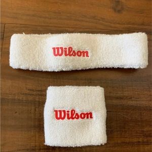 Wilson set headband and Wristbands